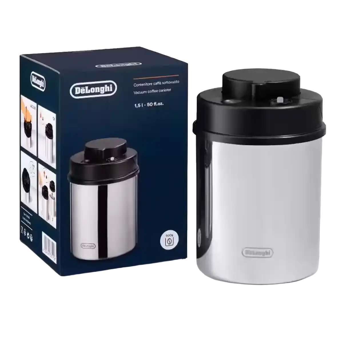 Kávé tárolására alkalmas vákuumos edény - DeLonghi