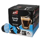 Café René Decaffeinato package and capsule for Dolce Gusto
