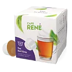 Café René Tea Earl Grey package and pod for Dolce Gusto
