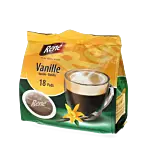 Café René Vanilla package and pods for Senseo
