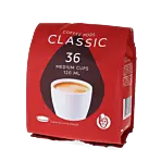 Kaffekapslen Classic 36 package and pods for Senseo